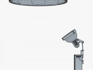 Floodlight and Indirect Reflector v 1 3D Model