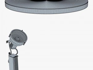Floodlight and Indirect Reflector v 1 3D Model