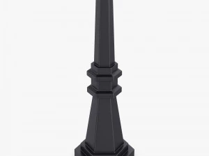 Luz de rua vintage v 1 Modelo 3D