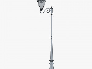 Vintage Streetlight v 1 3D Model