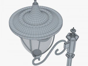 Luz de rua vintage v 1 Modelo 3D
