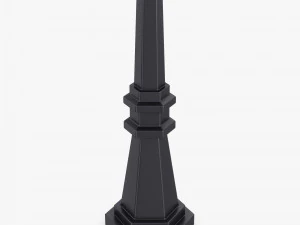 Vintage Streetlight v 2 3D Model
