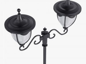 Vintage Streetlight v 2 3D Model