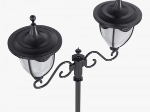 Vintage Streetlight v 2 3D Model