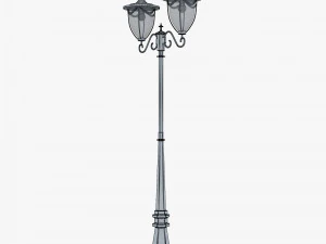Vintage Streetlight v 2 3D Model