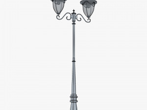 Vintage Streetlight v 2 3D Model