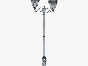 Vintage Streetlight v 2 3D Model