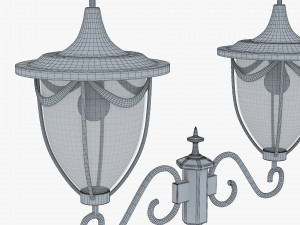 Vintage Streetlight v 2 3D Model