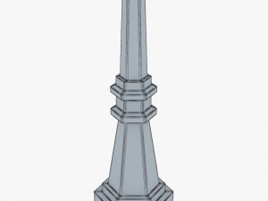 Vintage Streetlight v 2 3D Model