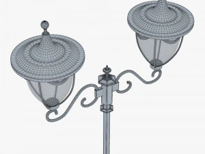Vintage Streetlight v 2 3D Model