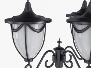 Vintage Streetlight v 3 3D Model