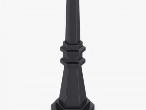 Vintage Streetlight v 3 3D Model