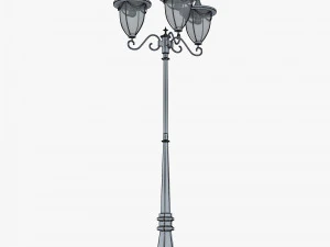 Vintage Streetlight v 3 3D Model