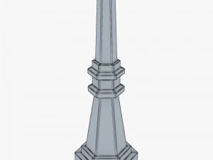 Vintage Streetlight v 3 3D Model