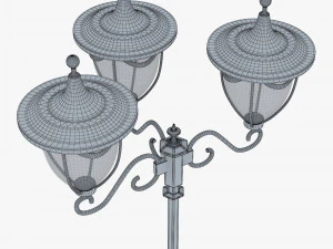 Vintage Streetlight v 3 3D Model