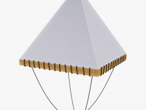 Parachute of Leonardo Da Vinci v 1 Modelo 3D
