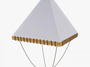 Parachute of Leonardo Da Vinci v 1 3D Model