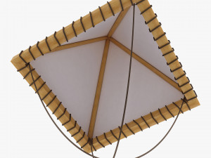Parachute of Leonardo Da Vinci v 1 Modelo 3D