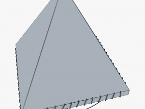 Parachute of Leonardo Da Vinci v 1 Modelo 3D