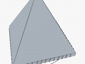 Parachute of Leonardo Da Vinci v 1 Modelo 3D