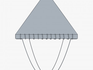 Parachute of Leonardo Da Vinci v 1 Modelo 3D