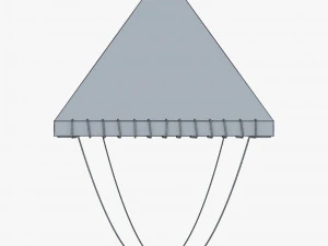 Parachute of Leonardo Da Vinci v 1 3D Model
