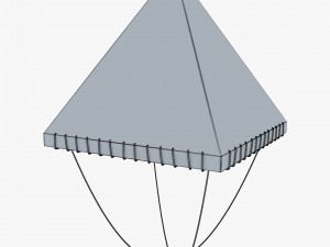 Parachute of Leonardo Da Vinci v 1 Modelo 3D