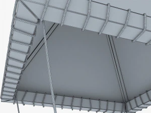 Parachute of Leonardo Da Vinci v 1 3D Model