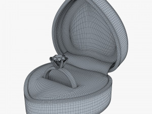 Ring in Red Box v 1 3D Модель