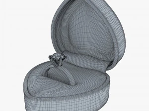 Ring in Red Box v 1 3D Model