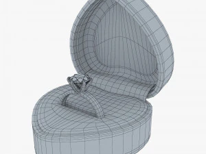 Ring in Red Box v 1 3D Model