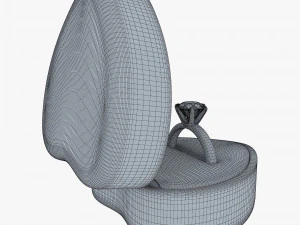 Ring in Red Box v 1 3D Model