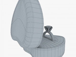 Ring in Red Box v 1 3D Model