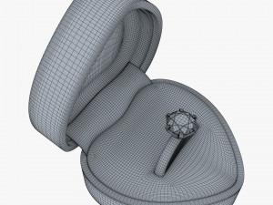 Ring in Red Box v 1 3D Модель