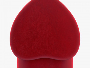 Heart Shape Ring Box Red v 1 Modèle 3D