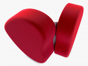 Heart Shape Ring Box Red v 1 Modèle 3D