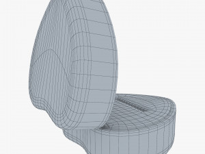 Heart Shape Ring Box Red v 1 Modèle 3D