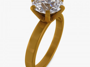 Diamond Gold Ring v 1 3D मॉडल