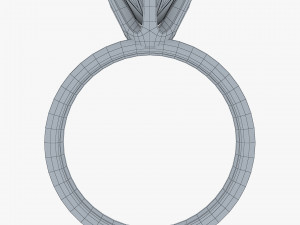 Diamond Gold Ring v 1 3D मॉडल