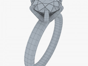 Diamond Gold Ring v 1 3D मॉडल