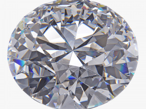 Round Brilliant Cut Diamond v 1 3D Модель