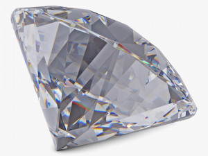 Round Brilliant Cut Diamond v 1 3D Модель