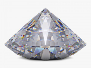 Round Brilliant Cut Diamond v 1 3D Модель