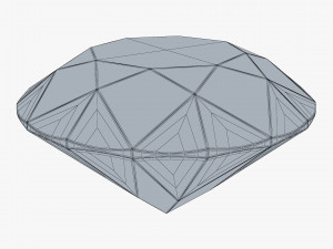 Round Brilliant Cut Diamond v 1 3D Модель