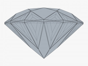 Round Brilliant Cut Diamond v 1 3D Модель