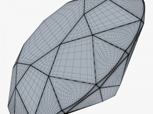 Round Brilliant Cut Diamond v 1 3D Модель
