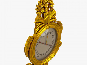 Antique Barometer v 1 Model 3D