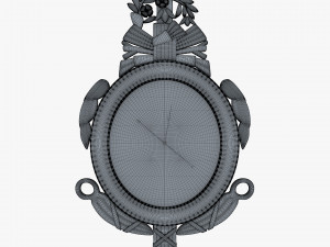 Antique Barometer v 1 Model 3D
