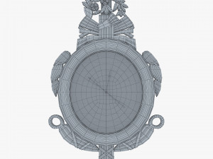 Antique Barometer v 1 Model 3D