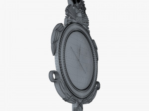 Antique Barometer v 1 Model 3D